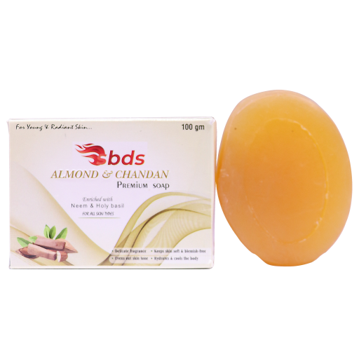CHANDAN & ALMOND SOAP 100 GM (SET Of 4) 